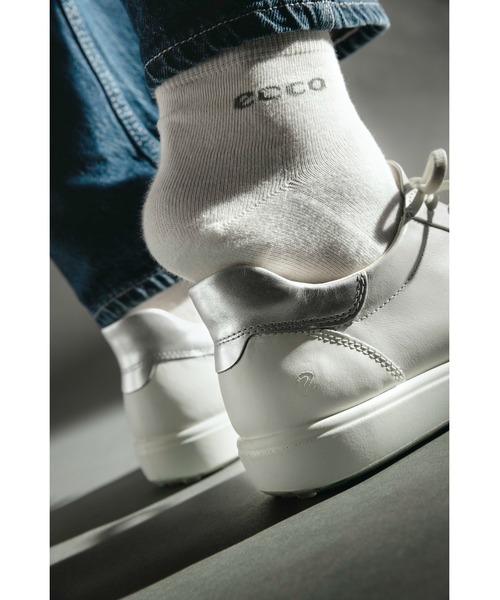 ECCO（エコー）の「ECCO ソフト 7 本革 レディース カジュアル スニーカー（スニーカー・レディース・ホワイト×シルバー/ホワイト・36/37/38/39/40/35）」の7枚目の写真