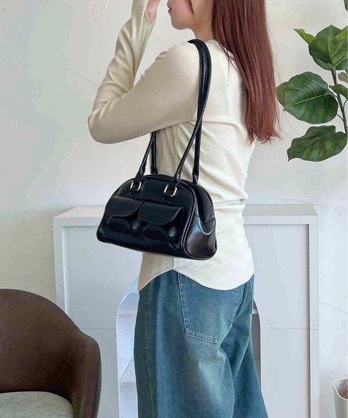 apres jour clair(アプレジュールクレア)の「【apres jour clair】ラメリブヘンリートップス【ZOZOTOWN限定アイテム】(Tシャツ/カットソー・レディース・グレー/アイボリー・X-LARGE/フリー)」の5枚目の写真