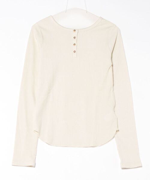 apres jour clair(アプレジュールクレア)の「【apres jour clair】ラメリブヘンリートップス【ZOZOTOWN限定アイテム】(Tシャツ/カットソー・レディース・グレー/アイボリー・X-LARGE/フリー)」の15枚目の写真