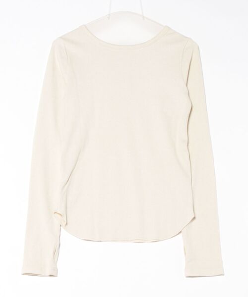 apres jour clair(アプレジュールクレア)の「【apres jour clair】ラメリブヘンリートップス【ZOZOTOWN限定アイテム】(Tシャツ/カットソー・レディース・グレー/アイボリー・X-LARGE/フリー)」の17枚目の写真