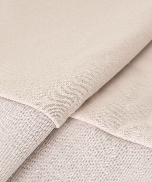 MAJESTIC LEGON(マジェスティックレゴン)の「オフショルジップスウェット(スウェット・レディース・グレー/ピンクベージュ/オートミール・MEDIUM)」の11枚目の写真