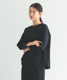 ブラウス シャツ ＬＵクルーネック袖スリットシャツ レディース 楽天市場】【期間限定：4980円→3480円】シアーシャツ
