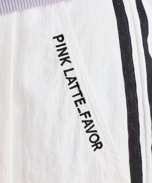 PINK-latte（ピンクラテ）の「ラインリボンシャカパンツ（その他パンツ・キッズ・ライトグレー/ブラック/オフホワイト/ベビーピンク・15 /13/14/16）」の15枚目の写真