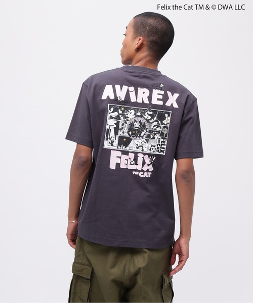 THE FELiX(フェリクス)の「《AVIREX × FELIX》"COMICS" T-SHIRT / コミックス 半袖Tシャツ / アヴィレックス / フィリックス(Tシャツ/カットソー・メンズ・チャコール/ホワイト・LARGE/MEDIUM/XX-LARGE/X-LARGE)」の14枚目の写真