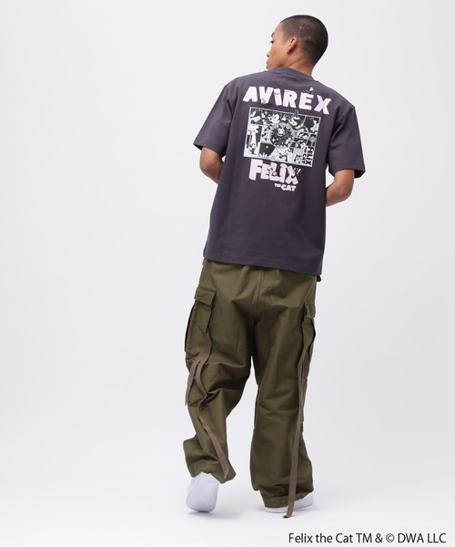 THE FELiX(フェリクス)の「《AVIREX × FELIX》"COMICS" T-SHIRT / コミックス 半袖Tシャツ / アヴィレックス / フィリックス(Tシャツ/カットソー・メンズ・チャコール/ホワイト・LARGE/MEDIUM/XX-LARGE/X-LARGE)」の8枚目の写真