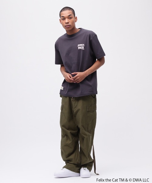 THE FELiX(フェリクス)の「《AVIREX × FELIX》"COMICS" T-SHIRT / コミックス 半袖Tシャツ / アヴィレックス / フィリックス(Tシャツ/カットソー・メンズ・チャコール/ホワイト・LARGE/MEDIUM/XX-LARGE/X-LARGE)」の9枚目の写真