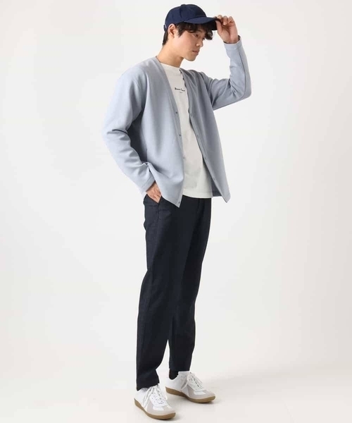 a.v.v（アーヴェヴェ）の「【毛玉になりにくい】さらさらVネックカーディガン（カーディガン/ボレロ・メンズ・ベージュ/ネイビー/ダークインディゴブルー・46/48/50）」の11枚目の写真