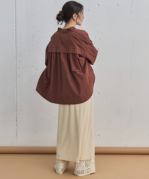 セール】【名品/完売アイテム】バックギャザーミドルMA-1（ブルゾン