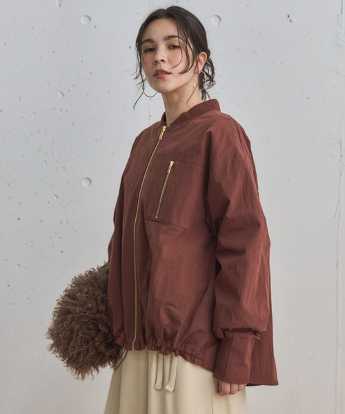 ドゥ アルシーヴ（Doux archives）/バックギャザーミドルＭＡ−１ セール】【名品/完売アイテム】バックギャザーミドルMA-1（ブルゾン