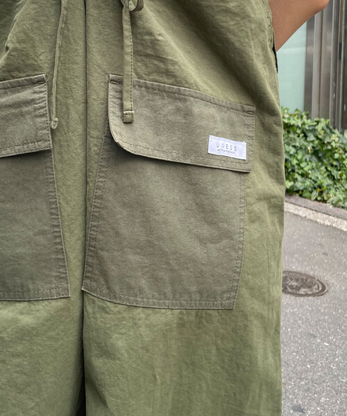 【UNESS/ユーネス】リメイク風ミリタリーキャミサロペット セール】【UNESS/ユーネス】リメイク風ミリタリーキャミ