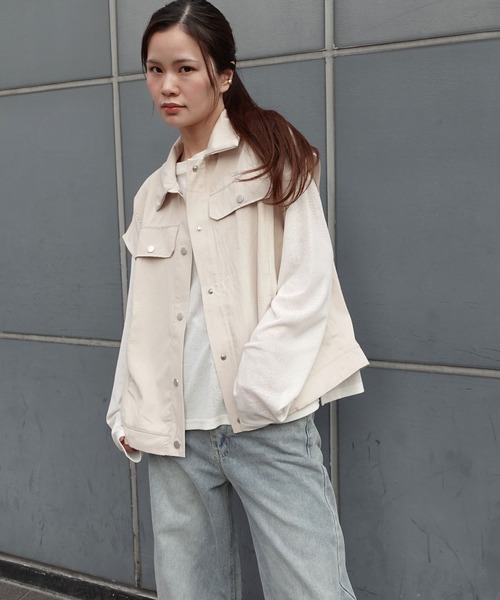 CORNERS（コーナーズ）の「裾ドロストミリタリーベスト（ベスト・レディース・ブラック/ライトベージュ/カーキ・M）」の8枚目の写真