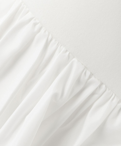 ADAM ET ROPE'（アダムエロペ）の「ダンボールタフタペプラムカットソーカーディガン（カーディガン/ボレロ・レディース・ブラック/グレー/ホワイト・FREE）」の14枚目の写真