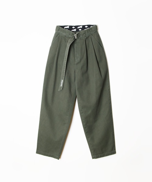★HOLIDAY DICKIES BELTED 2TUCK PANTS GRAY DICKIES BELTED 2TUCK PANTS – COVERCHORD