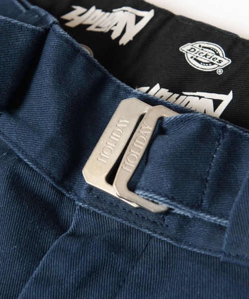 Dickies（ディッキーズ）の「DICKIES BELTED 2TUCK PANTS ディッキーズベルテッドツータックパンツ（その他パンツ・レディース・グレー/カーキ/ネイビー・0/1）」の7枚目の写真