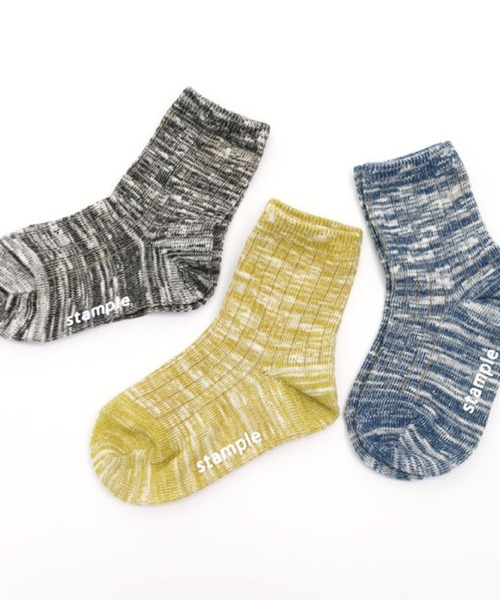 stample（スタンプル）の「ショート＆クルーソックス 【3足セット】（ソックス/靴下・キッズ・A/B/H/G/F/D/E/C・LL/S/M/L）」の7枚目の写真