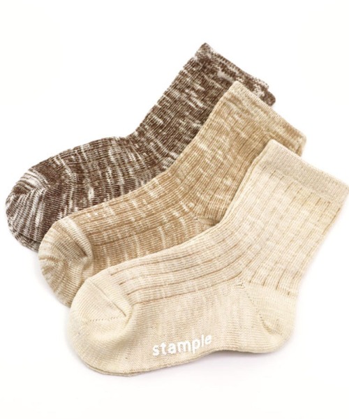 stample（スタンプル）の「ショート＆クルーソックス 【3足セット】（ソックス/靴下・キッズ・A/B/H/G/F/D/E/C・LL/S/M/L）」の8枚目の写真
