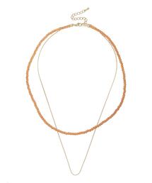 ビーズネックレス