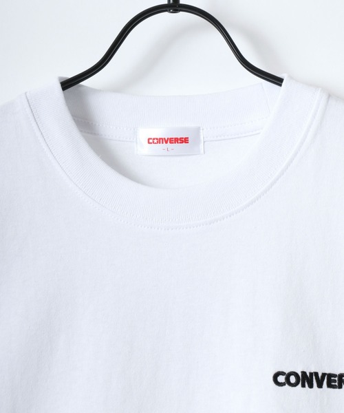 CONVERSE（コンバース）の「CONVERSE/コンバース オーバーサイズ オールスター スニーカー バックプリント ロゴ ワンポイント刺繍 半袖Tシャツ/レディース メンズ（Tシャツ/カットソー・レディース・ブラック系その他/ホワイト系その他/ホワイト/ブルー/ブルー系その他3/ブラック系その他2/ブラック/ブルー系その他/ホワイト系その他3/ブラック系その他3/ホワイト系その他2/ブルー系その他2・L/M/LL）」の21枚目の写真