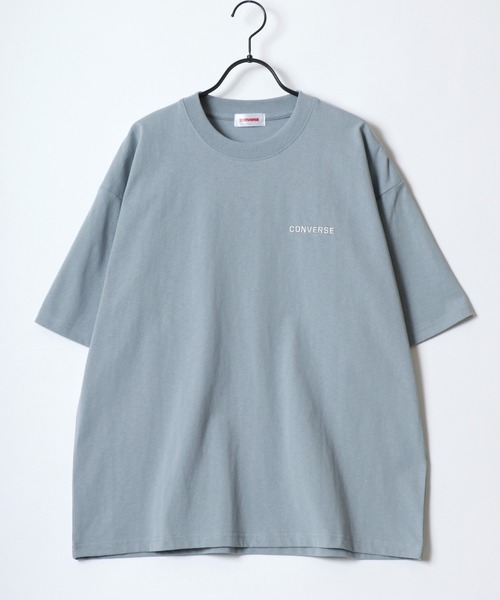 CONVERSE（コンバース）の「CONVERSE/コンバース オーバーサイズ オールスター スニーカー バックプリント ロゴ ワンポイント刺繍 半袖Tシャツ/レディース メンズ（Tシャツ/カットソー・レディース・ブラック系その他/ホワイト系その他/ホワイト/ブルー/ブルー系その他3/ブラック系その他2/ブラック/ブルー系その他/ホワイト系その他3/ブラック系その他3/ホワイト系その他2/ブルー系その他2・L/M/LL）」の19枚目の写真