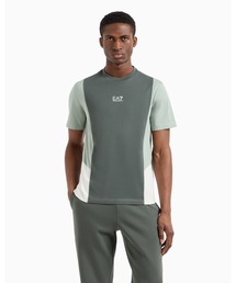 EMPORIO ARMANI EA7 | 【エンポリオ アルマーニ EA7】Summer Block クルーネックTシャツ コットンジャージー(Tシャツ/カットソー)