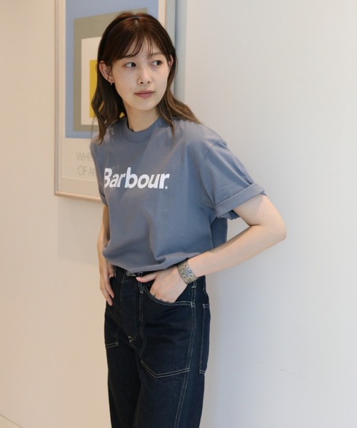 Barbour（バブアー）の「Barbour / ロゴ Tシャツ（Tシャツ/カットソー・メンズ・ロイヤルブルー/グリーン/ホワイト・36/38/40）」の12枚目の写真