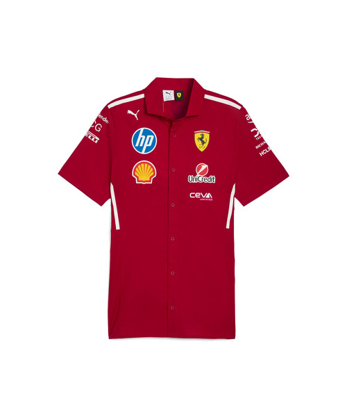 PUMA（プーマ）の「PUMA プーマ メンズ フェラーリ チーム 半袖 シャツ（その他トップス・メンズ・チェリーレッド・MEDIUM/LARGE/X-LARGE/SMALL/X-SMALL）」の4枚目の写真