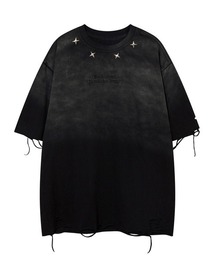 ダメージカットソー ダメージ」に該当するTシャツ/カットソー（半袖）ファッション