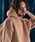 ANGENEHMiAQl[j́umpa3733-Airy yarn wide herringbone short sleeve hoodie jbgp[J[ip[J[jvbx[W