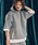 ANGENEHMiAQl[j́umpa3733-Airy yarn wide herringbone short sleeve hoodie jbgp[J[ip[J[jvbzCg