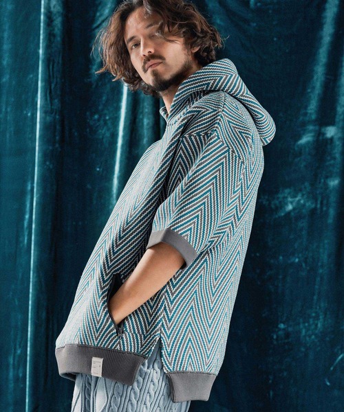 mschf RHOMBUS KNIT HOODIE ニットフーディー パーカー mschf RHOMBUS KNIT HOODIE ニットフーディー パーカー - メルカリ