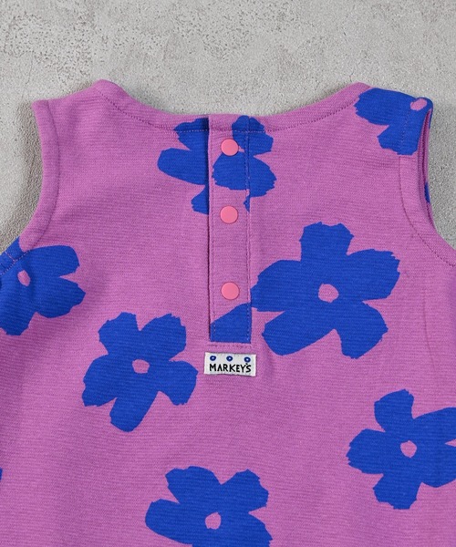 MARKEY'S（マーキーズ）の「タンクロンパース（ロンパース・キッズ・ライトブルー/ブルー/パープル/ベージュ/ライム/ブラック・70/80）」の10枚目の写真