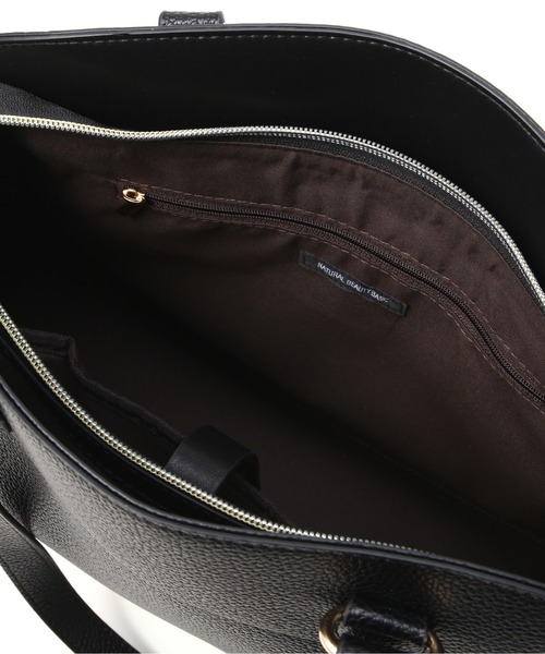 NATURAL BEAUTY BASIC（ナチュラルビューティーベーシック）の「【Oggi掲載】サイドベルトシュリンクトートバッグ（トートバッグ・レディース・ベージュ/オフホワイト/ブラック・ﾌﾘ-）」の22枚目の写真