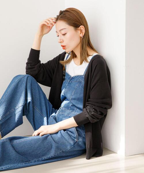 URBAN RESEARCH Sonny Label（アーバンリサーチサニーレーベル）の「『接触冷感/UVカット』クールミストカーディガン（カーディガン/ボレロ・レディース・ミント/ライトグレー/オフホワイト/ブラック・FREE）」の3枚目の写真