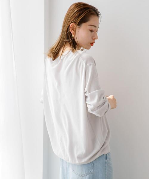 URBAN RESEARCH Sonny Label（アーバンリサーチサニーレーベル）の「『接触冷感/UVカット』クールミストカーディガン（カーディガン/ボレロ・レディース・ミント/ライトグレー/オフホワイト/ブラック・FREE）」の12枚目の写真