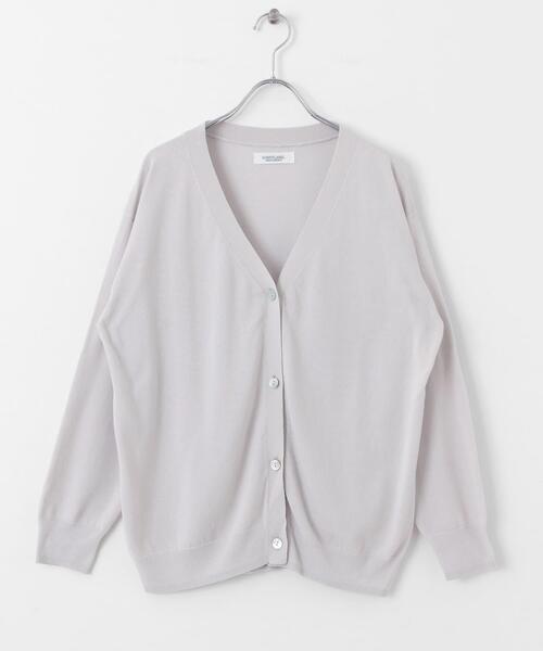 URBAN RESEARCH Sonny Label（アーバンリサーチサニーレーベル）の「『接触冷感/UVカット』クールミストカーディガン（カーディガン/ボレロ・レディース・ミント/ライトグレー/オフホワイト/ブラック・FREE）」の6枚目の写真