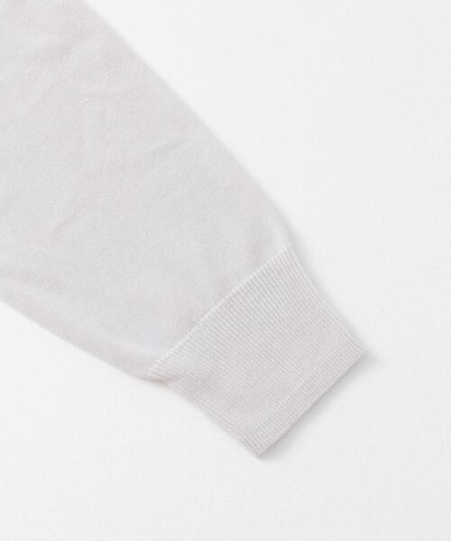 URBAN RESEARCH Sonny Label（アーバンリサーチサニーレーベル）の「『接触冷感/UVカット』クールミストカーディガン（カーディガン/ボレロ・レディース・ミント/ライトグレー/オフホワイト/ブラック・FREE）」の5枚目の写真