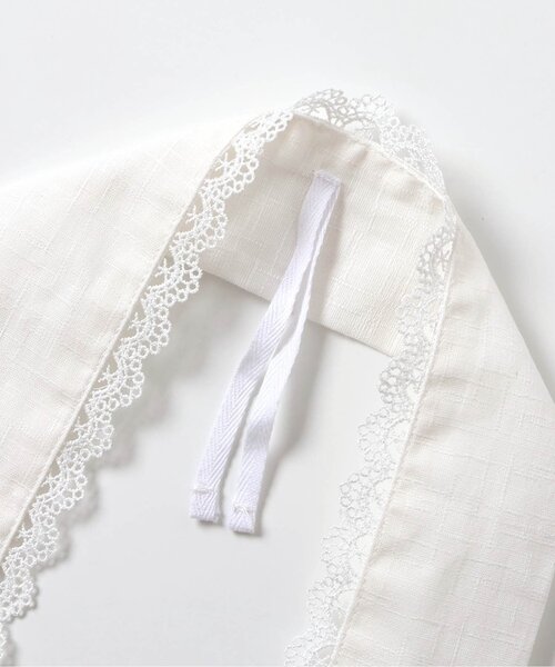 apres les cours（アプレレクール）の「レースつけ襟＿アプレのはんなり浴衣&甚平（和装小物・キッズ・オフホワイト・150/130/110）」の6枚目の写真