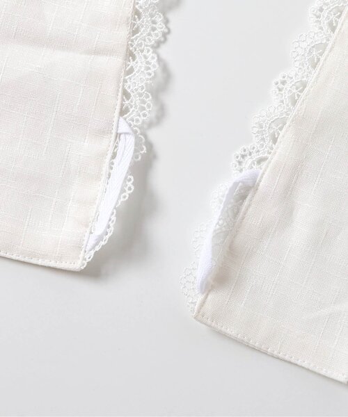 apres les cours（アプレレクール）の「レースつけ襟＿アプレのはんなり浴衣&甚平（和装小物・キッズ・オフホワイト・150/130/110）」の4枚目の写真