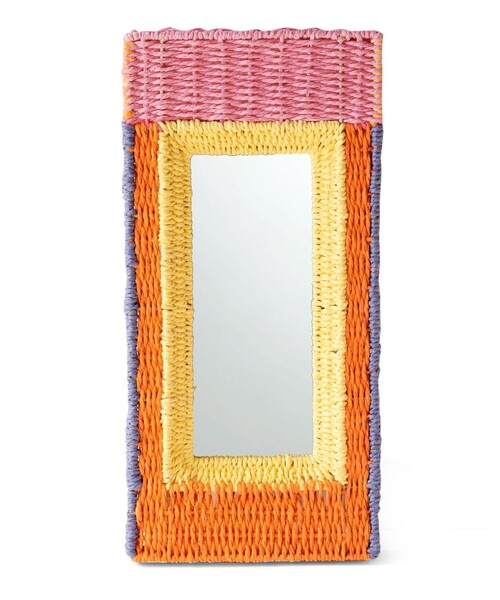アマブロ COLOR MIRROR セール】amabro/アマブロ WEAVING WALL MIRROR Rectabgle ウォール