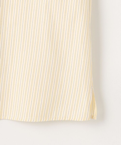 J.PRESS Ladies(J.プレス レディス)の「【WEB限定・洗える】ストライプ キーネック ブラウス(シャツ/ブラウス・レディース・サックスブルー系1/イエロー系1・XS)」の12枚目の写真