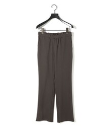 MIDIUMISOLID for Ladies リブフィットストレートパンツ