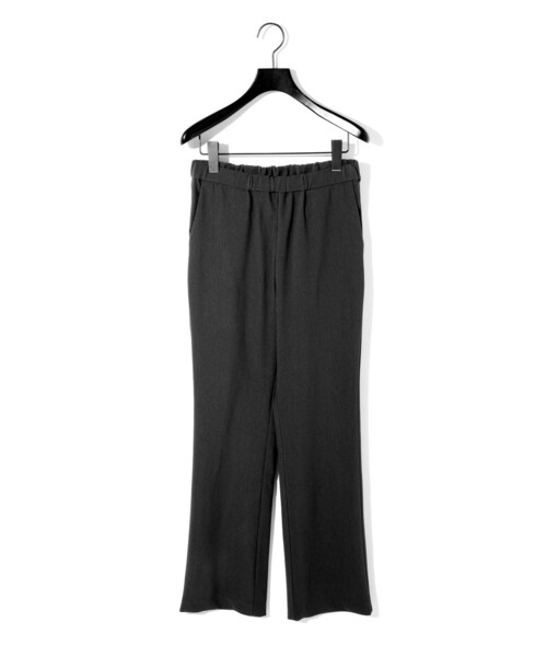 MIDIUMISOLID(ミディウミソリッド)の「MIDIUMISOLID for Ladies リブフィットストレートパンツ(その他パンツ・レディース・グレー/ブラック・36/38)」の8枚目の写真