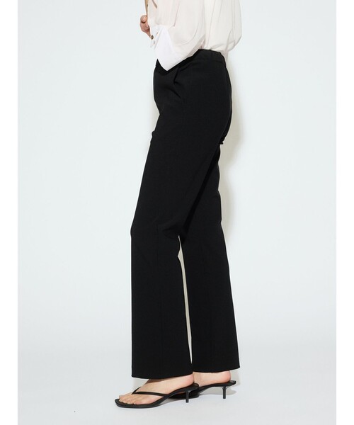 MIDIUMISOLID(ミディウミソリッド)の「MIDIUMISOLID for Ladies リブフィットストレートパンツ(その他パンツ・レディース・グレー/ブラック・36/38)」の15枚目の写真
