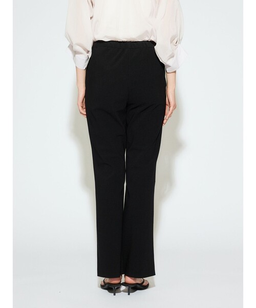 MIDIUMISOLID(ミディウミソリッド)の「MIDIUMISOLID for Ladies リブフィットストレートパンツ(その他パンツ・レディース・グレー/ブラック・36/38)」の16枚目の写真