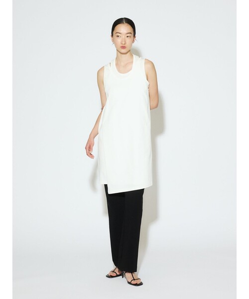 MIDIUMISOLID(ミディウミソリッド)の「MIDIUMISOLID for Ladies リブフィットストレートパンツ(その他パンツ・レディース・グレー/ブラック・36/38)」の18枚目の写真