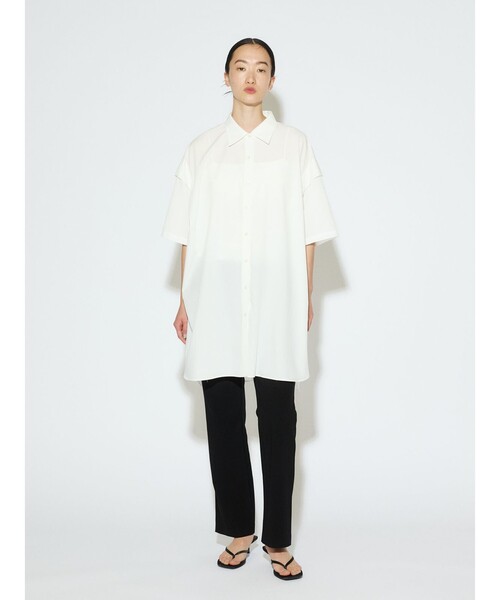 MIDIUMISOLID(ミディウミソリッド)の「MIDIUMISOLID for Ladies リブフィットストレートパンツ(その他パンツ・レディース・グレー/ブラック・36/38)」の1枚目の写真