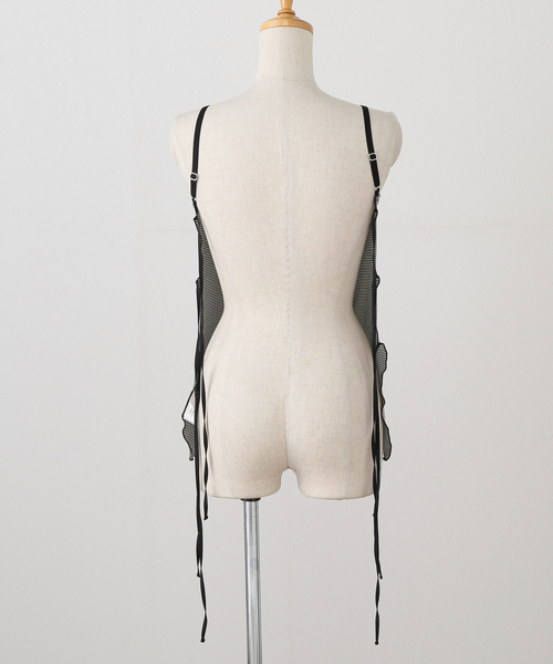 FUMIE TANAKA(フミエタナカ)】back ribbon cami：キャミソール
