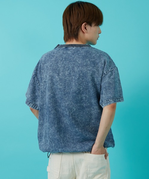 improves（インプローブス）の「6.5ozデニム クルーネック プルオーバー（Tシャツ/カットソー・メンズ・ブラック/ブルー・MEDIUM/LARGE）」の11枚目の写真