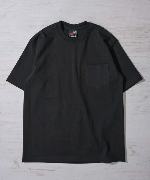 PRO・TAG（プロタグ）の「【PRO-TAG】Short Sleeve heavy T / ヘビーウェイト ポケット付き 半袖Tシャツ（Tシャツ/カットソー・メンズ・ホワイト/ブラック/グレー・X-LARGE/SMALL/MEDIUM/LARGE）」の13枚目の写真