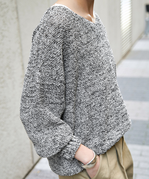 Spick & Span(スピックアンドスパン)の「《追加》ペーパーヤーン2WAYルーズプルオーバー(ニット/セーター・レディース・マルチ/その他6・FREE)」の10枚目の写真